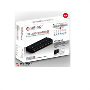 orico h7928-u2原装USB HUB硬盘专家7口集线器带电源支持2TB yxw