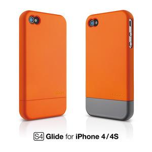 新!韩国Elago S4 Glide iphone 4 4S 外壳 彩壳 保护套 磨砂橙灰