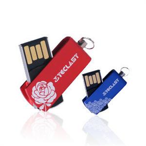 台电 乐SHOW 4G优盘 防毒加密4GB 金属旋转U盘