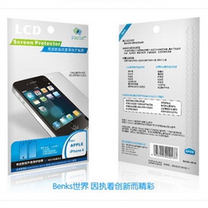 benks HSR系列 iphone4 贴膜3件套 高清防指纹保护膜 套餐更优惠