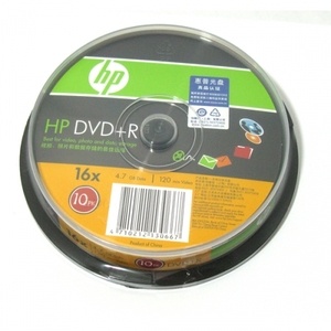 惠普HP DVD+R 16X 10片 刻录盘
