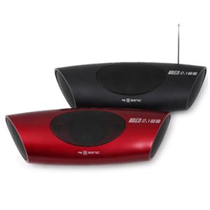 硕美科 声丽笔记本音箱 S-301 移动2.1 内置FM 可换锂电