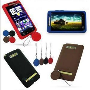 香港Springhk HTC 天玺 T9188手机套 A9188保护套 硅胶套 4色屏擦
