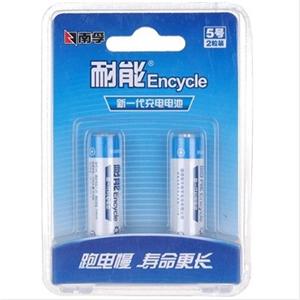 南孚（NANFU）AA-2B 新一代耐能2100mAh 5号充电电池 2粒装