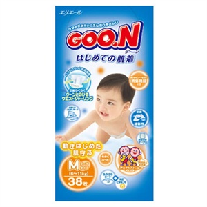 大王Goo.n 维生素E纸尿裤（6kg---11kg）M 38片