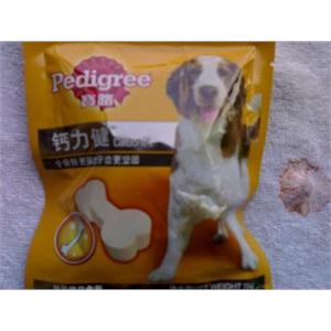 宝路狗零食 钙力健75克装,补充爱犬每日所需钙质