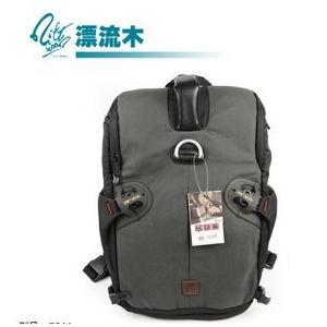 漂流木7644帆布双肩摄影包 可放相机笔记本 bx