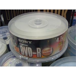 索尼SONY DVD-R 16X 25片桶装 刻录光盘