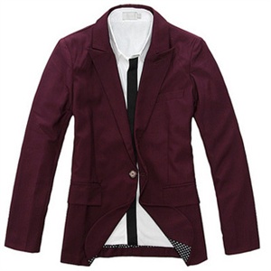 2011秋冬装新品商务英伦风一粒扣男士修身免烫休闲西服 209-6132