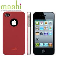摩仕/Moshi iGlaze iPhone4代手机超薄时尚保护外壳 手机壳-红色