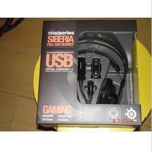 赛锐（SteelSeries）西伯利亚耳机 耳麦 带USB声卡（黑色）