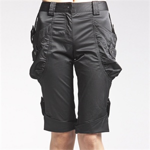 【品牌直供】CORONA 女装大口袋休闲女中裤五分裤女裤子 1327621