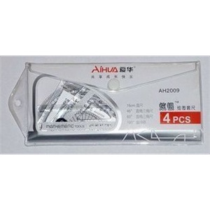 爱华AH2009 炫银绘图套尺