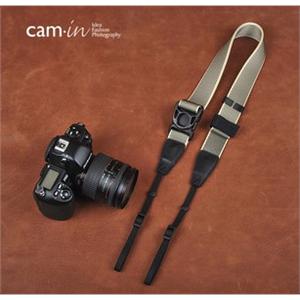 疯狂的背带 CAM-in Ninja忍者相机背带 38mm 米黑斜纹 CAM8825