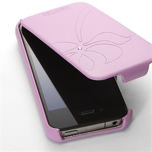 韩国SGP Valencia Swarovski iphone 4 施华洛世奇钻 羊皮套 粉