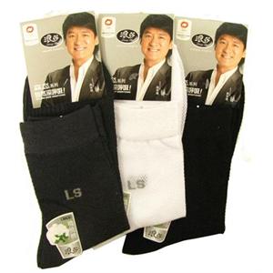 浪莎 薄型 精梳棉 男袜 H5254 一双装