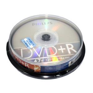 飞利浦 刻录盘 4.7G DVD-R 16X DVD刻录盘 空白光盘