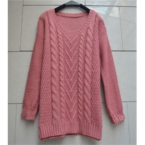 针毛衫复古麻花纹<em>毛衣毛线</em>