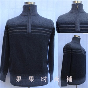 QM 100%纯山羊绒羊绒衫 绅士正装