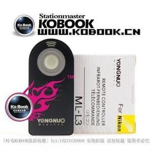 永诺 尼康 ML-L3 D5100 D60 D80 D90 D7000 D5000 D3000 遥控器 Y