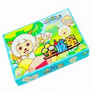 桌游 喜羊羊与灰太狼垒城堡 环保材料