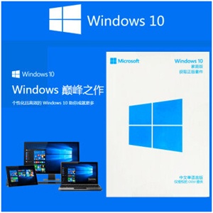 微软Windows XP 中文家庭版WGA零售版winxp彩包(正版win xp home)
