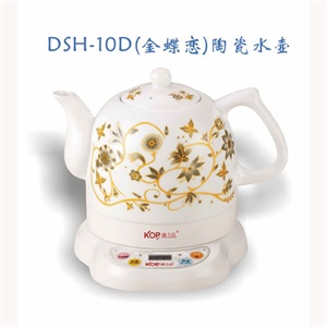 康之品陶瓷电热水壶DSH-10D 金蝶恋 电脑版控制 保温