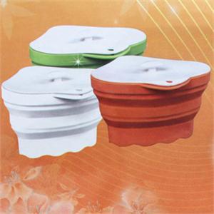 韩国进口家居 厨房实用带盖食物垃圾沥水垃圾箱