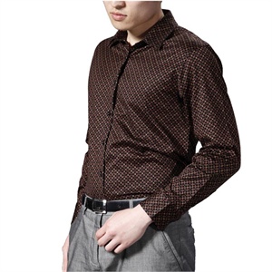 【nonbrand】顶级三丝光棉红咖长T 男