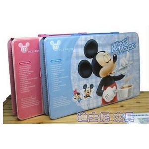 Mickey米奇文具 正品米奇90件美劳派灰套装水彩笔大礼盒 特价