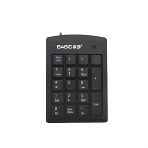 本手basic K10数字键盘 便携USB版 财务统计人士的好帮手