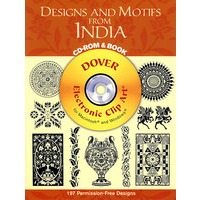Designs and Motifs from India CD-ROM and Book 源自印度的设计与花纹（书和光盘）