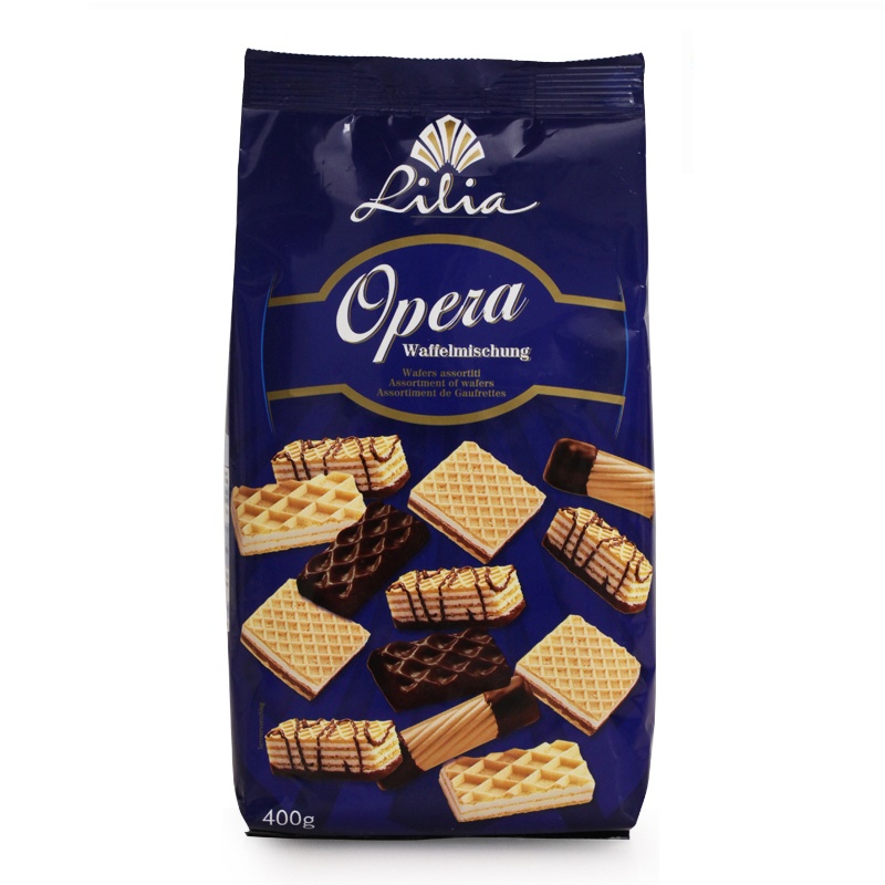 【[当当自营] 莱亚 精选混装华夫饼干 400g 德国