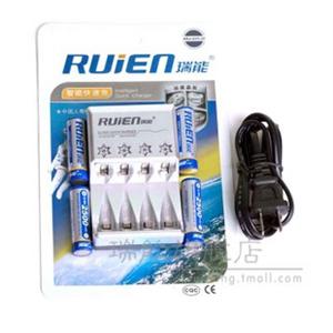 RK4-805-25 快充 充电套装+5号电池*4节 2500mAh|