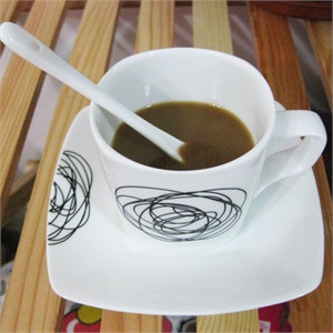 【丰舍-围绕我心】情人咖啡杯骨瓷咖啡杯礼品
