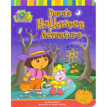 dora"s halloween adventure 朵拉历险记:朵拉的万圣节冒险(卡板书)