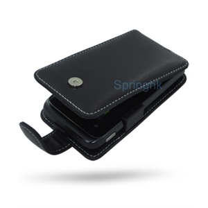 香港 springhk HTC 7 Trophy T8686 真皮皮套 手机套 上下开