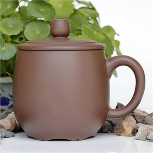 【茗臣尚品】富丽杯 *茶杯茶具 办公室水杯 380ml 原矿紫泥