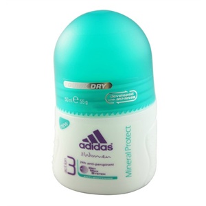 货到付款 adidas阿迪达斯女士走珠香体液50ml 止汗滚珠-矿物保护