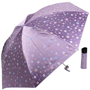 2012年新款 天堂伞 防紫外线 防晒 晴雨伞 3336E花开时节 7号紫