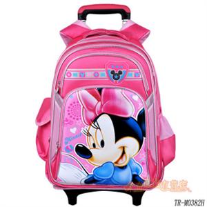 11新款 迪士尼米奇TR-M0382H 小学生双肩拉杆书包两用书包