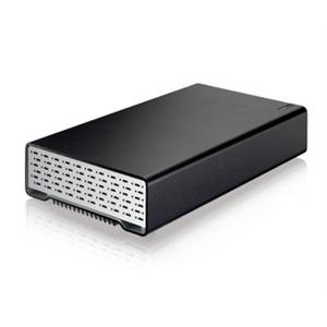 元谷存储巴士E280黑.银3.5寸ESATA硬盘盒 支持2T USB2.0 YJJ