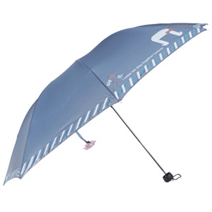 [当当自营]宝丽姿 338A碰击布晴雨两用三折情侣伞浅藏青色