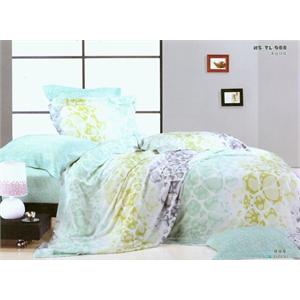 豪美家纺 全棉斜纹环保印花四件套 花语情思 红
