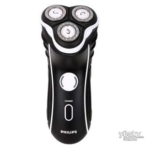 Philips飞利浦 HQ7310 电动剃须刀 金属色 三刀头设计