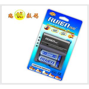 瑞能RM2-804-25充电宝 2粒装 两通道标准充+两节5号2500mAh