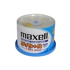 万胜(Maxell)光盘DVD+R(50片装)