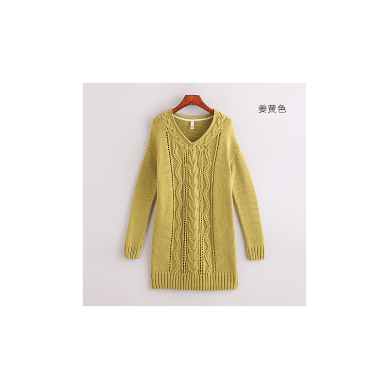 【初语2013秋季新款 重磅感织花<em>毛衫</em>V领<em>温暖</em>