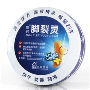 安安脚裂灵38g 防干防裂防冻 滋润保湿 脚霜 护足霜