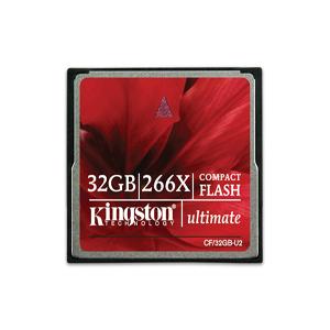 金士顿 CF卡 266X 32G 存储卡 32GB 高速内存卡